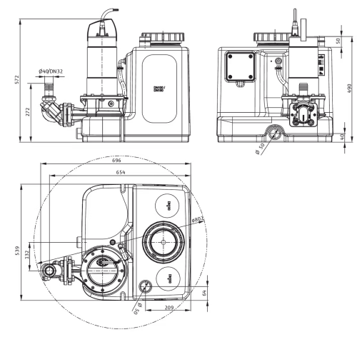 DrainLift SANI CUT-M.30M/1 - Зображення 3