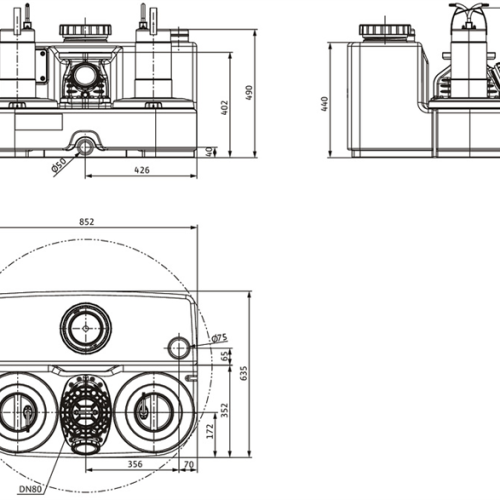 DrainLift SANI-L.21/T540/1-CEE - Зображення 3