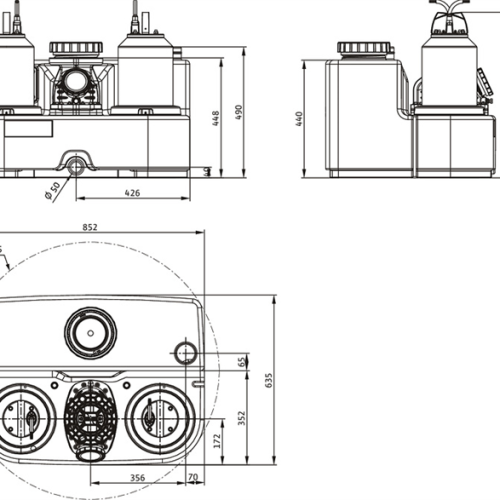 DrainLift SANI-L.23/T540/4-CEE - Зображення 3