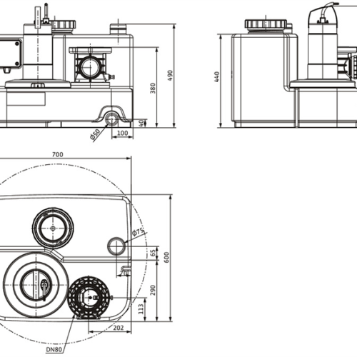 DrainLift SANI-M.16/T540/1-CEE - Зображення 3