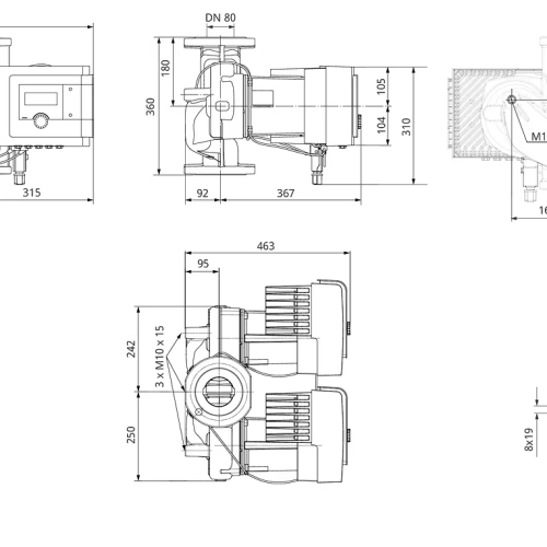 Stratos MAXO-D 80/0,5-16 PN6 - Зображення 3