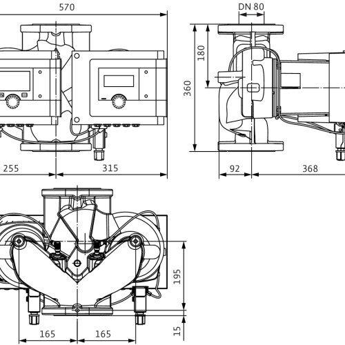 Stratos MAXO-D 80/0,5-6 PN10 - Зображення 3