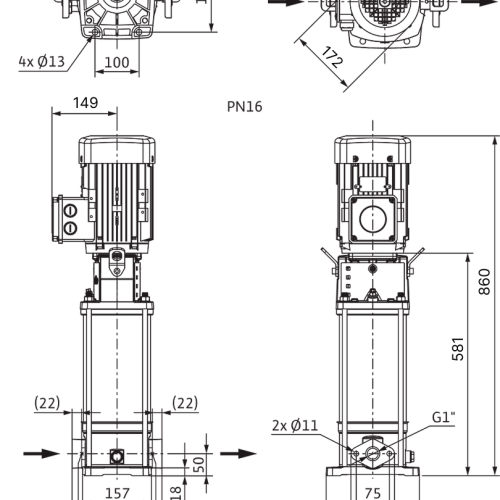 Helix V 412-1/16/E/S/1-230-50 - Зображення 3